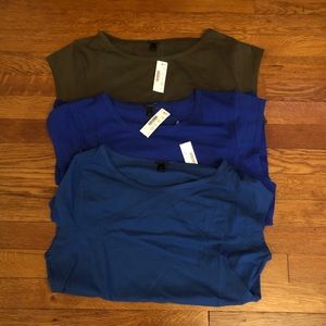 LOT OF 3 NWT J CREW T-SHIRT